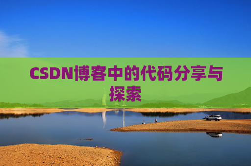 CSDN博客中的代码分享与探索